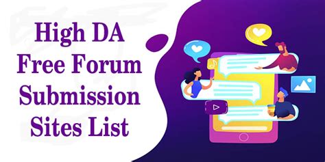 250+ forum submission sites|Top 50 Forum Submission Sites List: Free Posting (High DA).